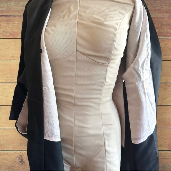 Japanese Traditional Black Haori Kimono Jacket - Picture 5 of 16